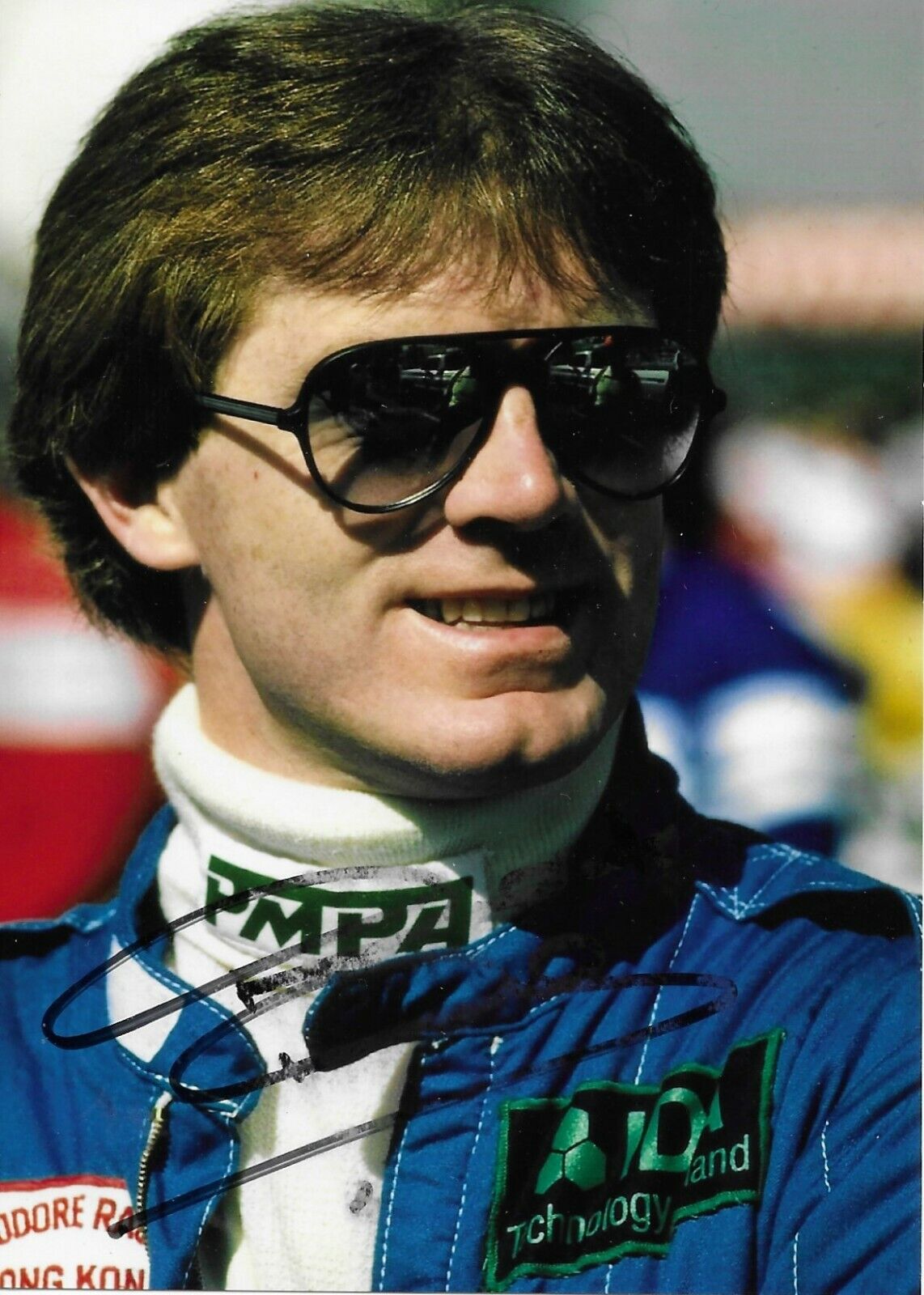 DEREK DALY SIGNED 4X6* Photo Poster painting FORMULA ONE F1 (FORMEL 1 AUTOGRAPH)