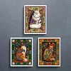 (Big Size)Retro Cat - 11CT Stamped Cross Stitch - 50*67cm