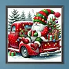(40*40cm)Christmas Gnome - Full Round Drill Diamond Painting