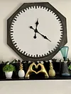 Heart gesture sculpture/Love hand home decor