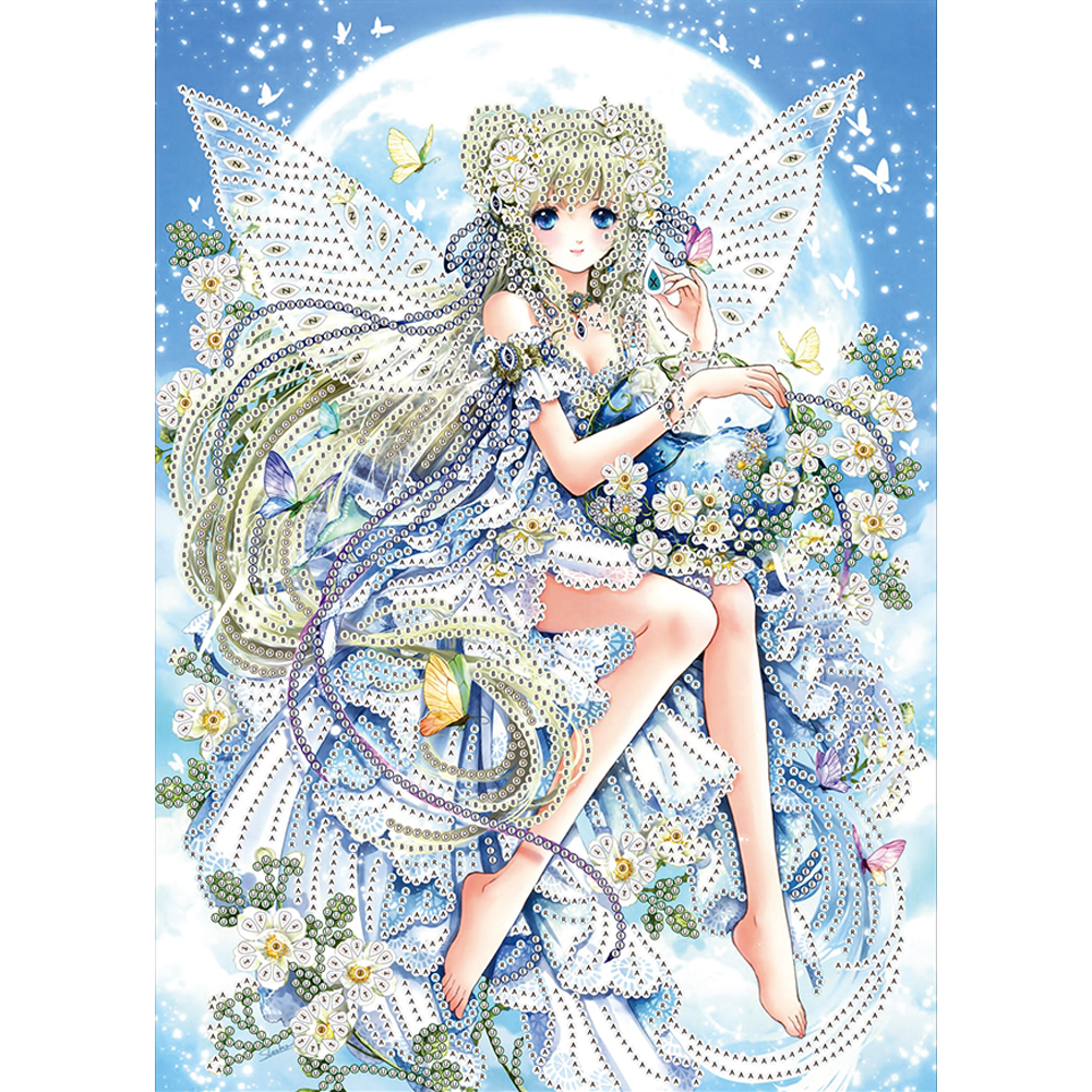 

Fairy Girl - Special Shaped Diamond Painting - 30*40CM, 501 Original
