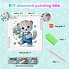 Flower Kitten - Crystal Rhinestone Diamond Painting