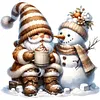 【Limited Stock Sale】Winter Coffee Gnome-11CT Stamped Cross Stitch 40*40cm tapestrymarket