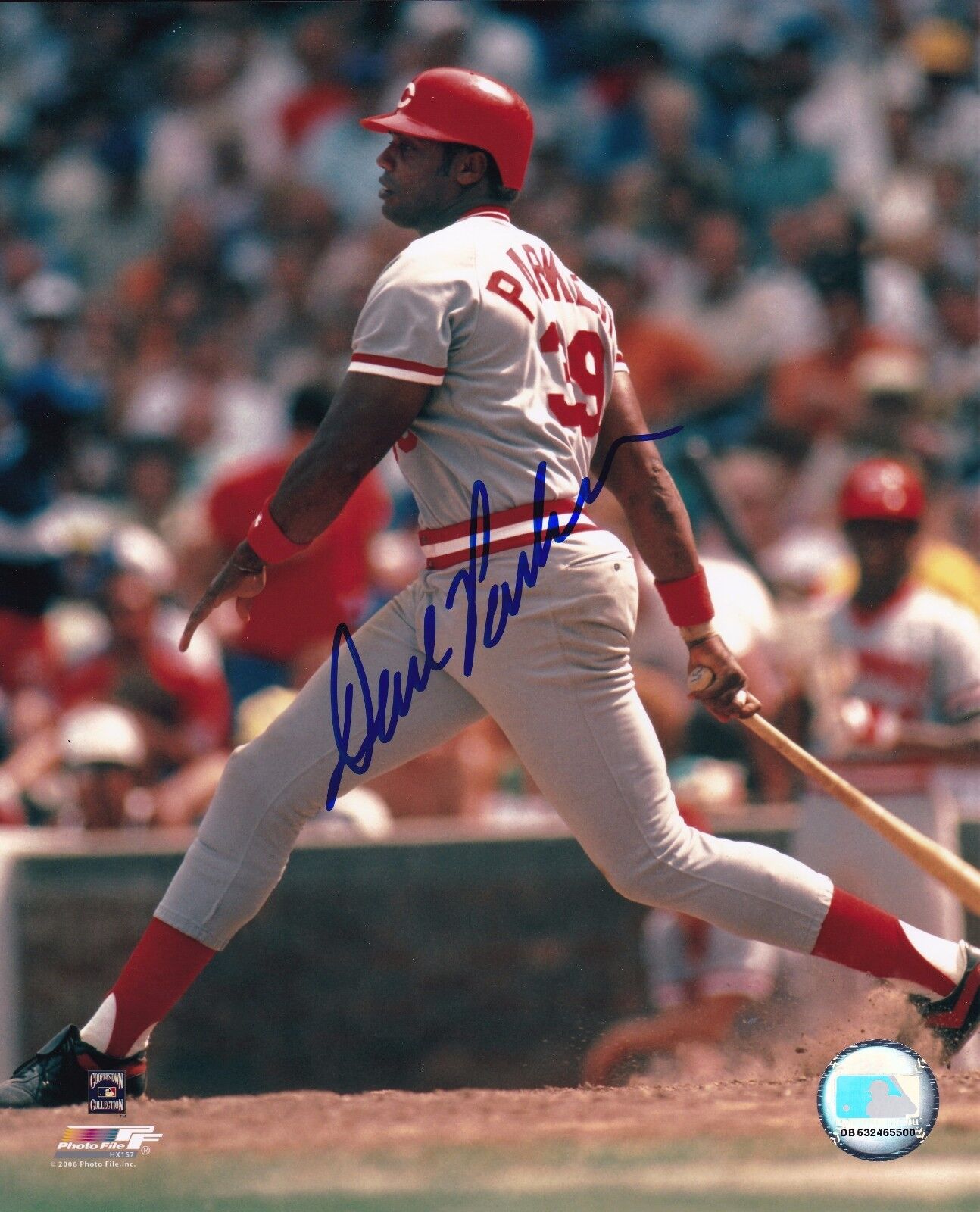 Dave Parker Autographed 8x10 Cincinnati Reds#6