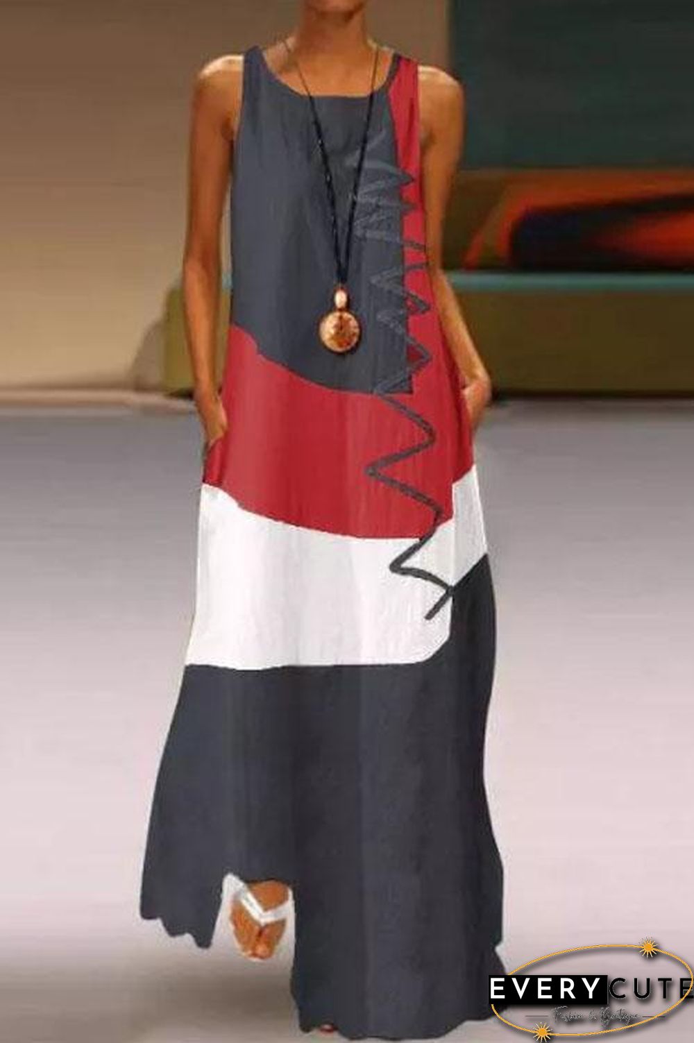 Fashion Show Stitch Maxi Dress