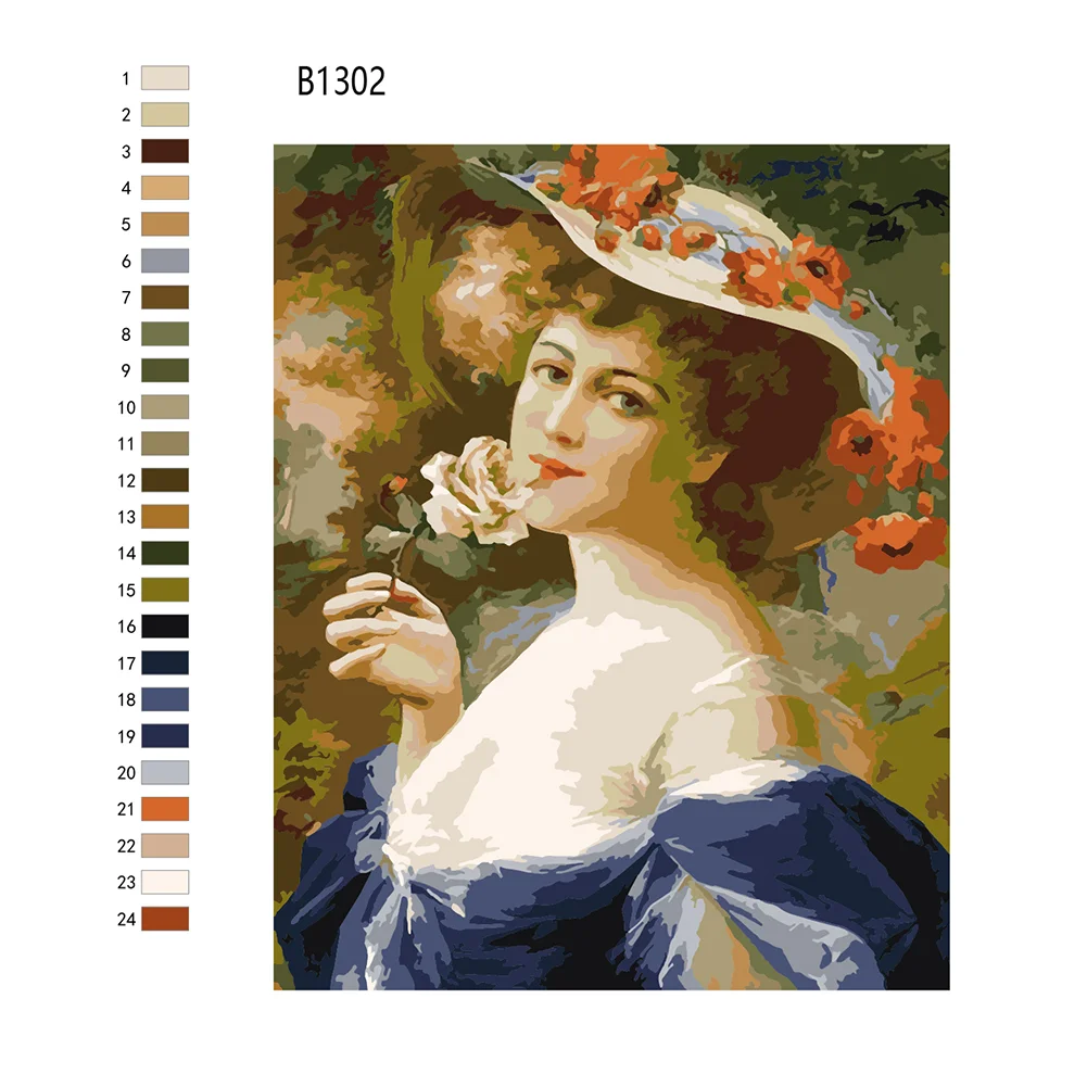 DIY Paint By Number 40*50cm - Lady