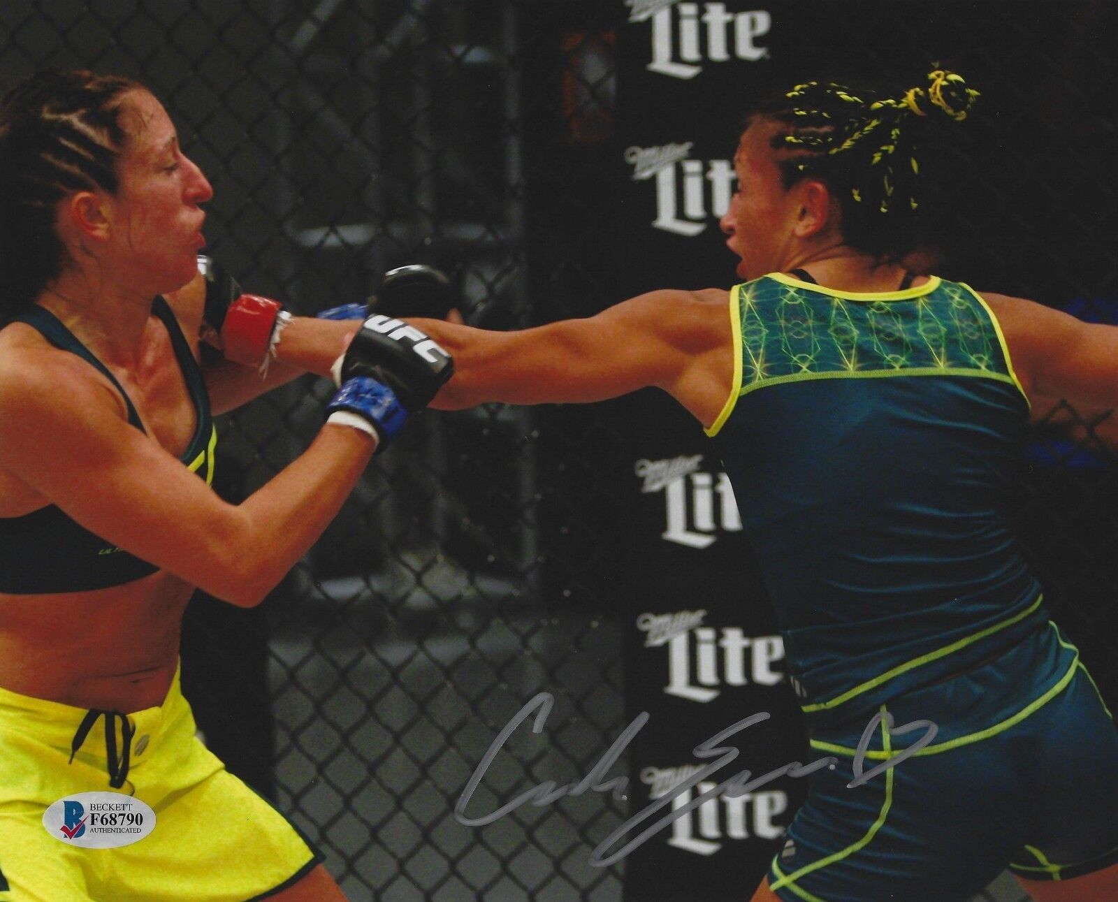 Carla Esparza Signed 8x10 Photo Poster painting BAS Beckett COA UFC TUF 20 Picture Autograph 219