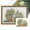 Flower Market -14CT Stamped Cross Stitch Kit(40*27cm)