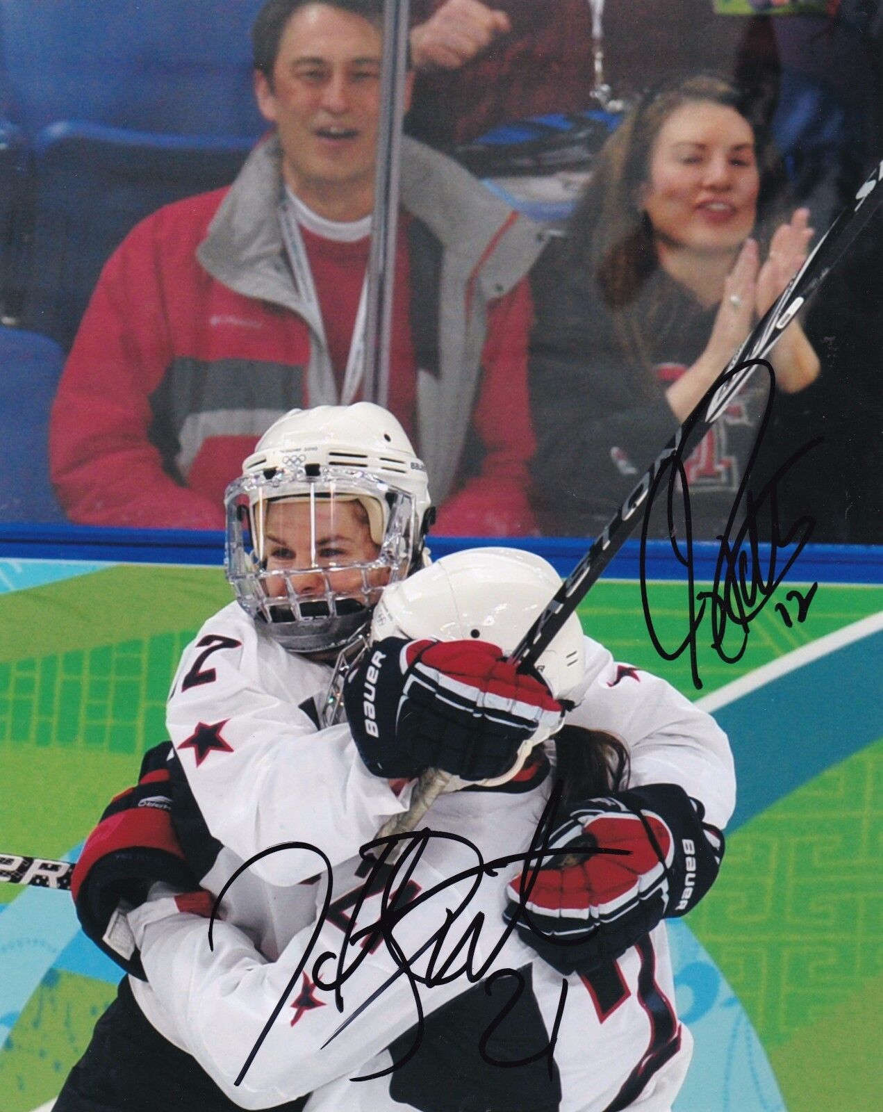 Hilary Knight & Jenny Potter USA Women's Hockey Autographed 8 x 10