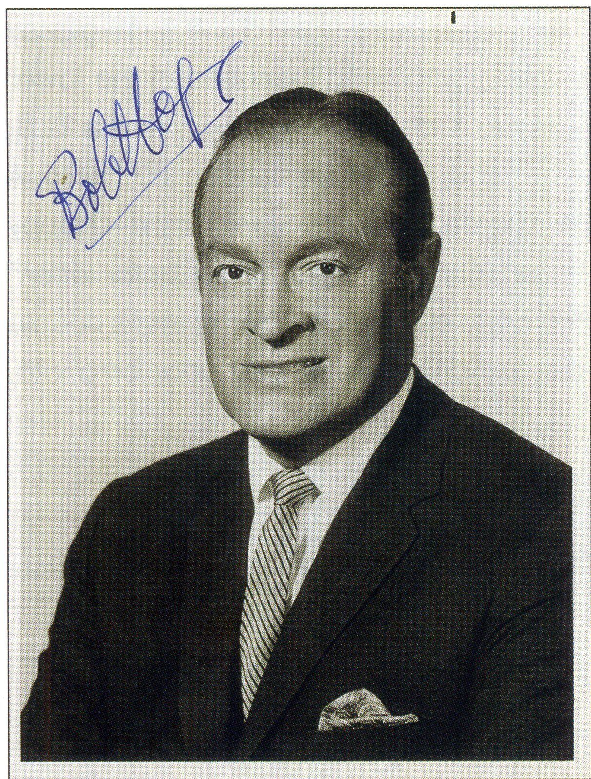 BOB HOPE Signed Photo Poster paintinggraph - Film Star Actor / Comedian - preprint