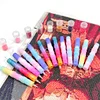 Colored Flower Diamond Painting Paint Drills Pen Set with 5 Nibs, DIY Diamond Accessories