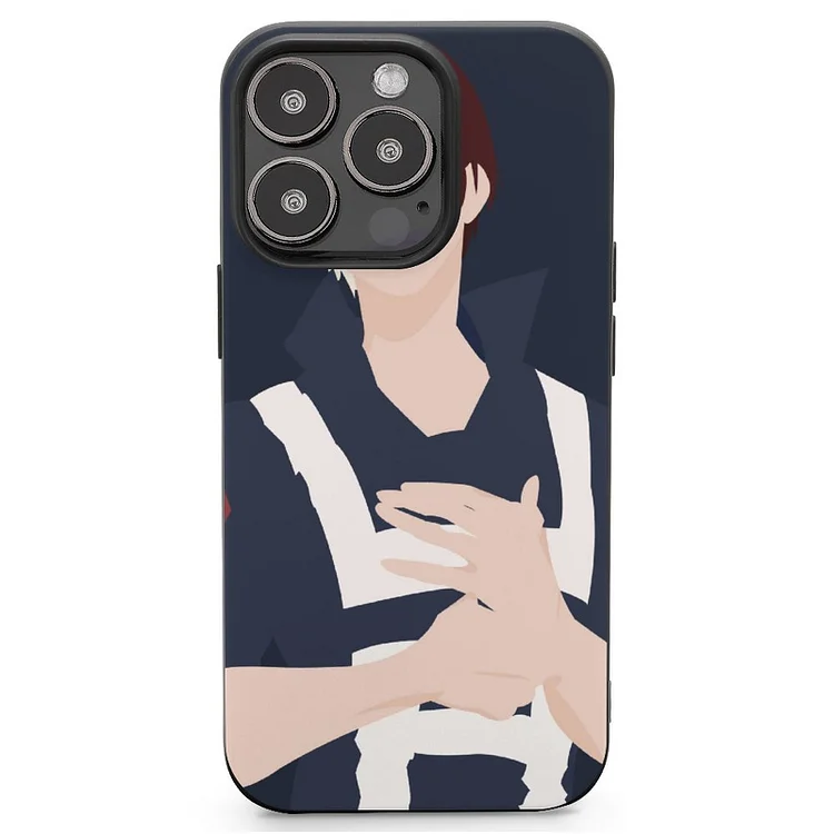 Shoto Todoroki Anime My Hero Academia Phone Case(18) Mobile Phone Shell IPhone 13 and iPhone14 Pro Max and IPhone 15 Plus Case - Heather Prints Shirts