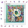 Butterfly Flower P 5D Partial Drill DIY Diamond Painting Kit 30*30cm