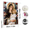 (Pre-Framed)Virgin Mary-Special Shape Diamond Painting Kit(30x40cm)