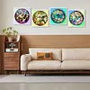 4pcs Diamond Painting -DIY Round Drill Birds Dragonflies