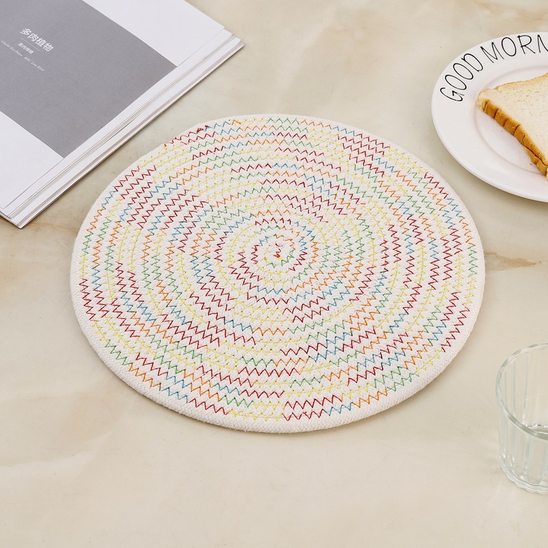 Handmade Woven Cotton Cord Table Mat