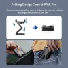 NEEWER Aka Mobile Phone Clamp Tripod Multi-Function Folding Mobile Phone Clamp Telescopic Adjustment Portable Pan-Tilt Clamp Horizontal and Vertical Shooting Mobile Phone Bracket Cold Shoe Expansion Microphone Fill Light Accessories