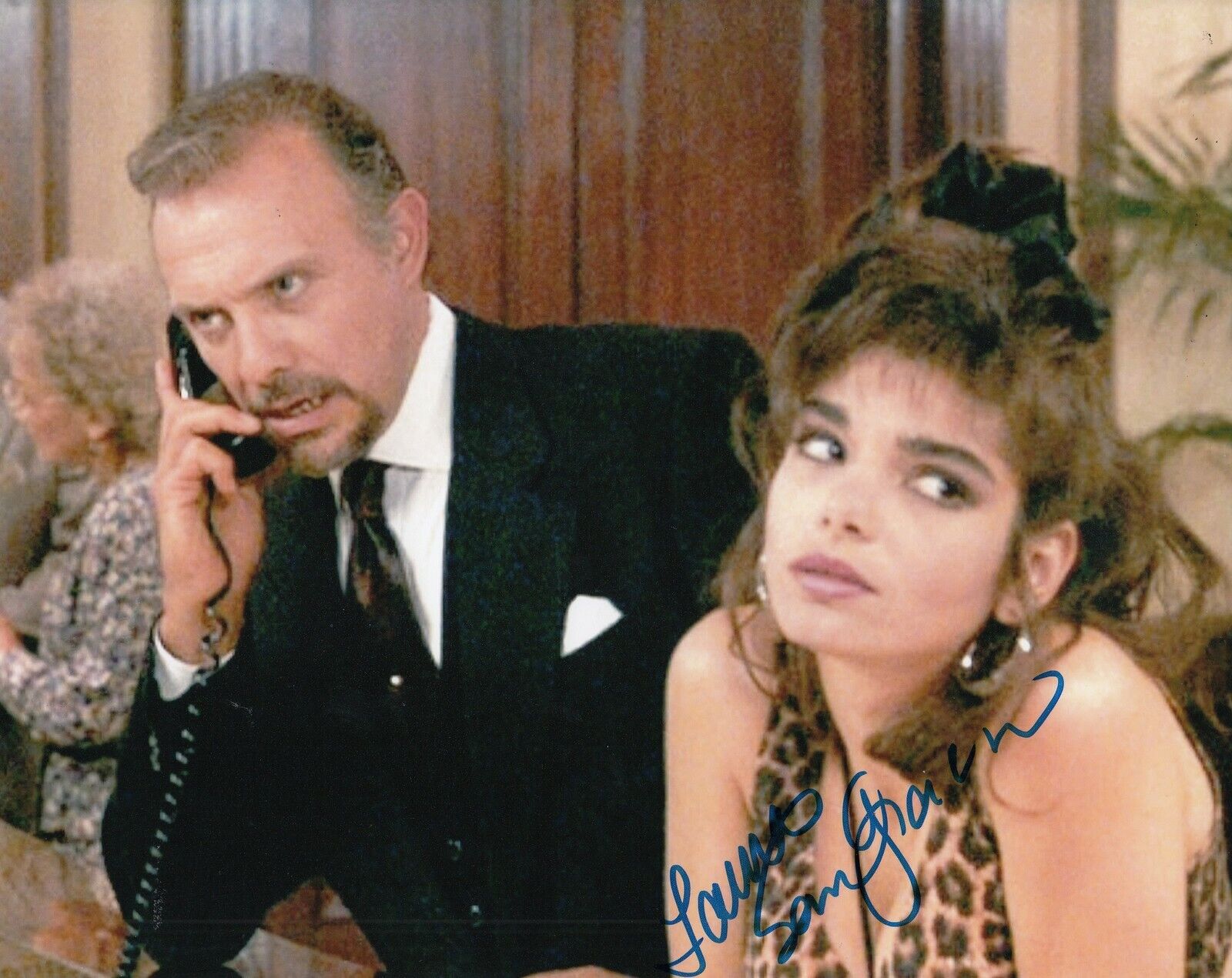 LAURA SAN GIACOMO signed (PRETTY WOMAN) Movie Photo Poster painting 8X10 *Kit De Luca* W/COA #4