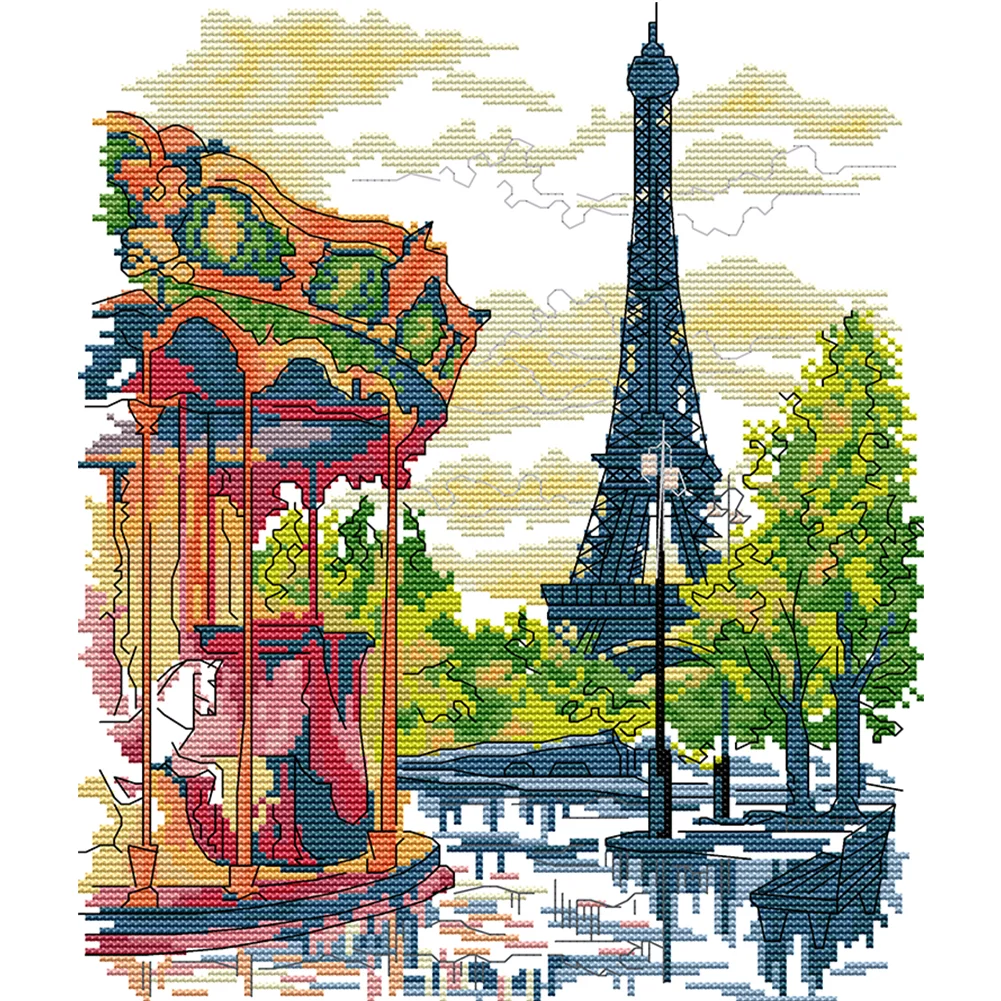 Landscape Series - 14CT Joy Sunday Stamped Cross Stitch