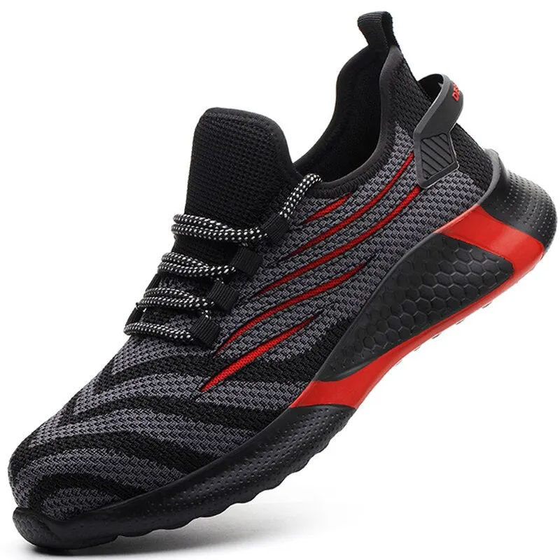 New Safety Shoes Men Shoes Work Shoes Steel Toe Shoes Anti-Puncture Safety Shoes Women Men Work Sneakers Industrial Shoes Unisex