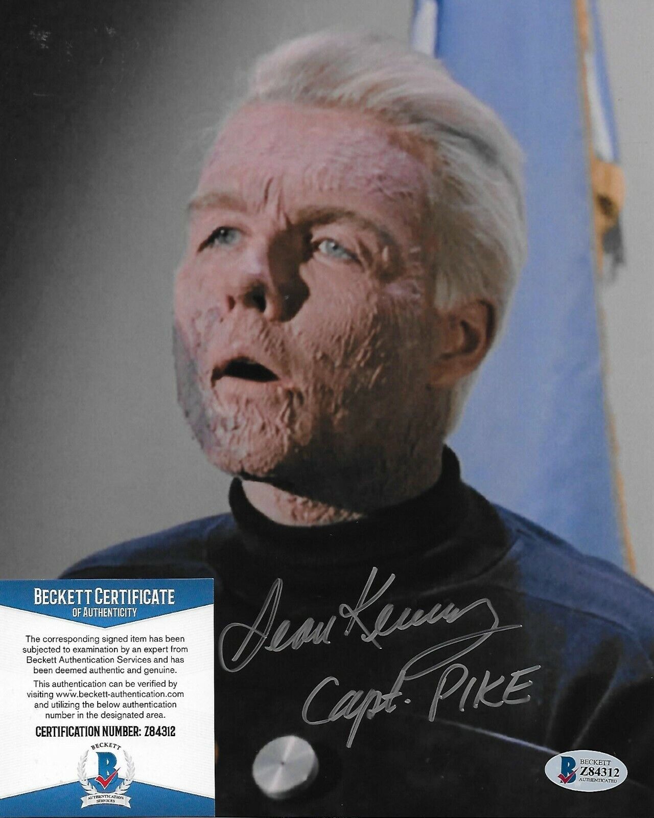 Sean Kenney Star Trek Original Autographed 8X10 Photo Poster painting w/Beckett COA #4