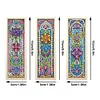 3Pcs DIY Flower Diamond Painting Bookmarks