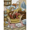Quiet Nights -14CT Stamped Cross Stitch Kit(29*37cm)