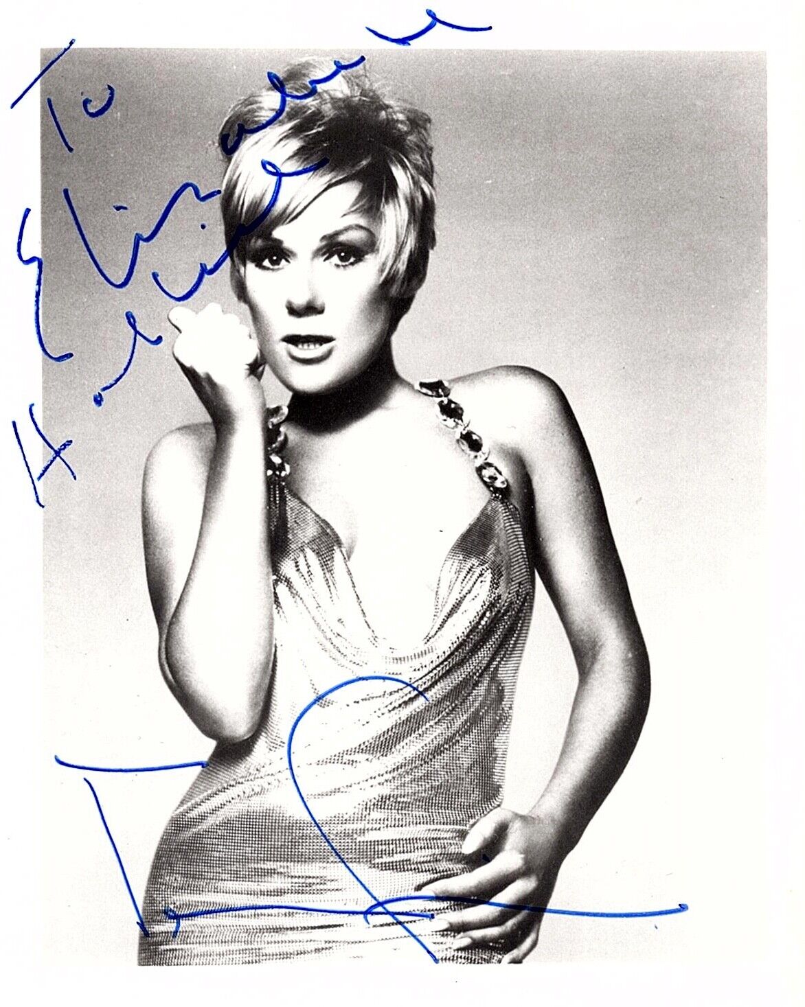 TAMMY GRIMES Autograph Signed 4x 5