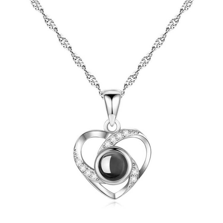 Projection Love 100 Languages I Love You Necklace