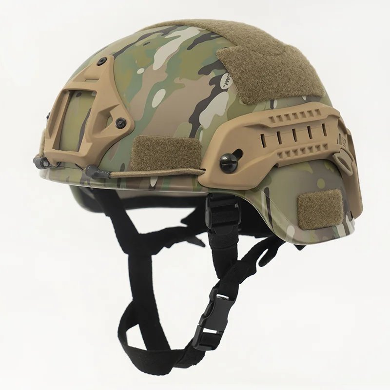 Camouflage Helmetbro ACH/MiCH 2000 Bulletproof Helmet NIJ Level IV High Cut  Military Tactical Helmets