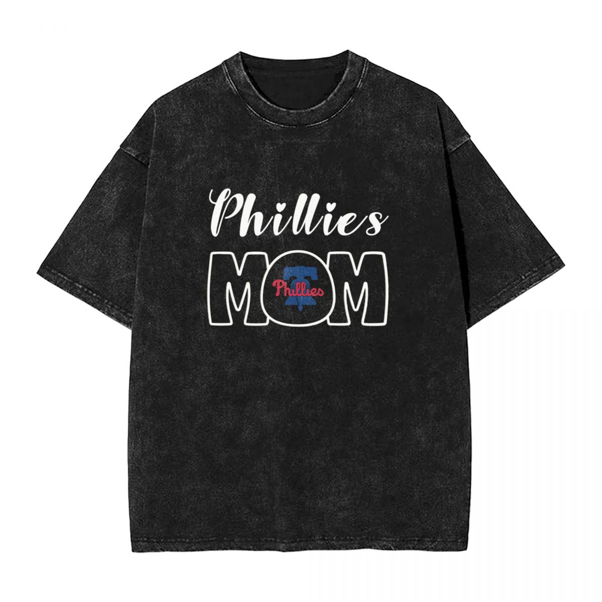Philadelphia Phillies Mom Printed Vintage Men's Oversized T-Shirt