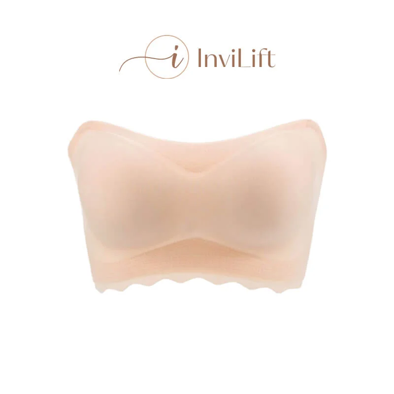 Plus size Sexy Strapless Invisible Push Up Bra