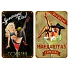2PCS Beer Girl - Vintage Metal Signs Set - 20*30cm/30*40cm