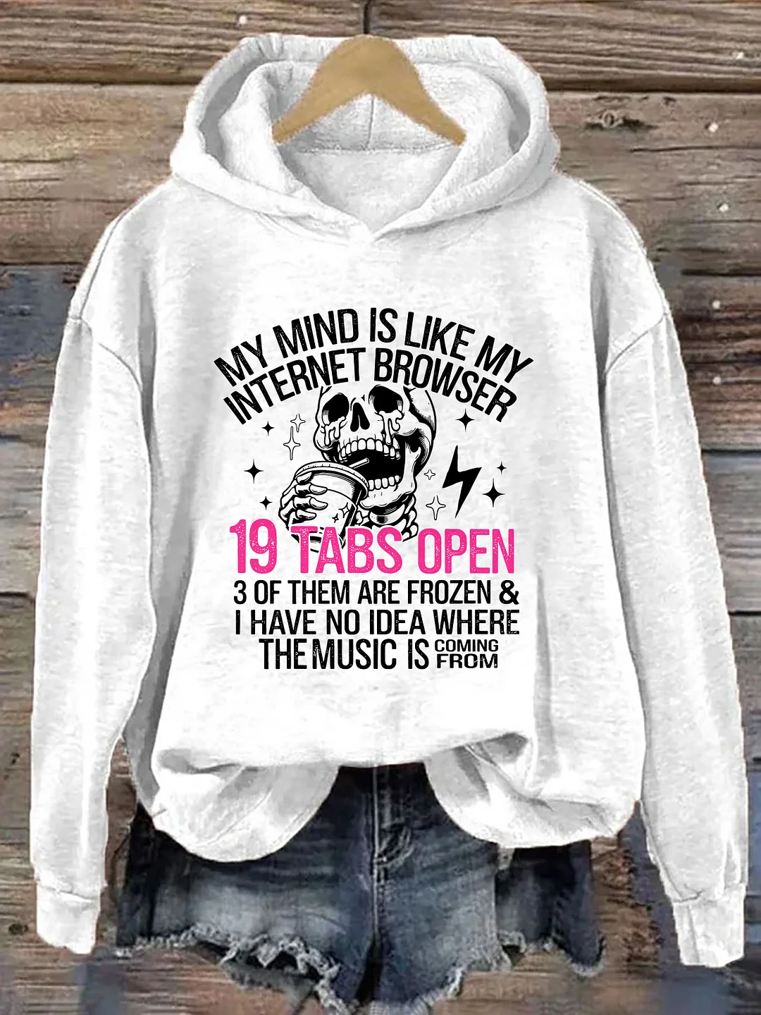 My Mind Is Like Internet Browser Hoodie