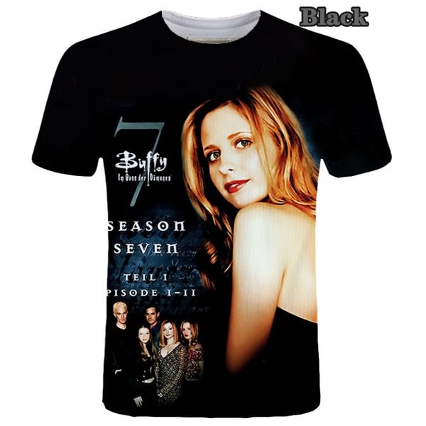 hot Newest Women/Men Buffy The Vampire Slayer 3D Print Men'sT-shirt - Life is Beautiful for You - SheChoic