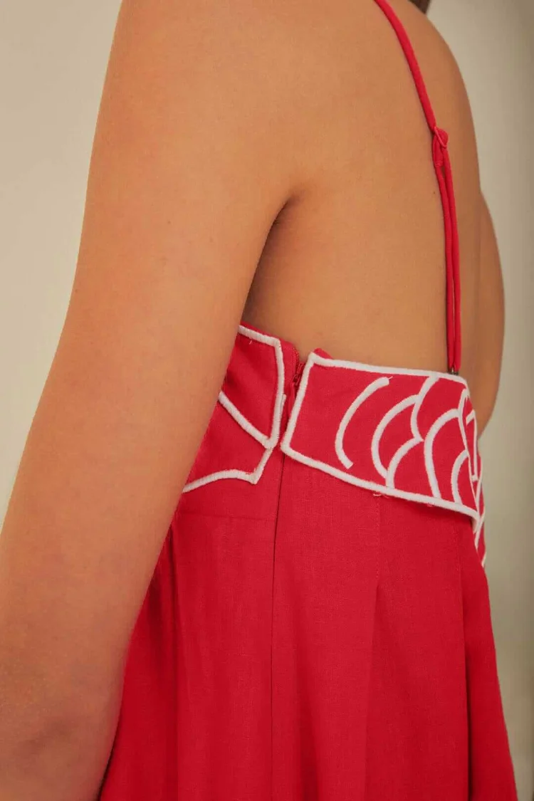 open lace back dress Buy Mehak Murpana Red Embroidered Fish Cut Gown For Women Available online  at ScrollnShops