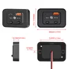 12/24V Car Charger Socket Dual USB Ports PD Type-C QC3.0 USB Charging Outlet 48W