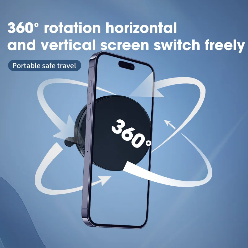 Car phone holder vacuum adsorption magnetic suction car navigation fixed special suction cup