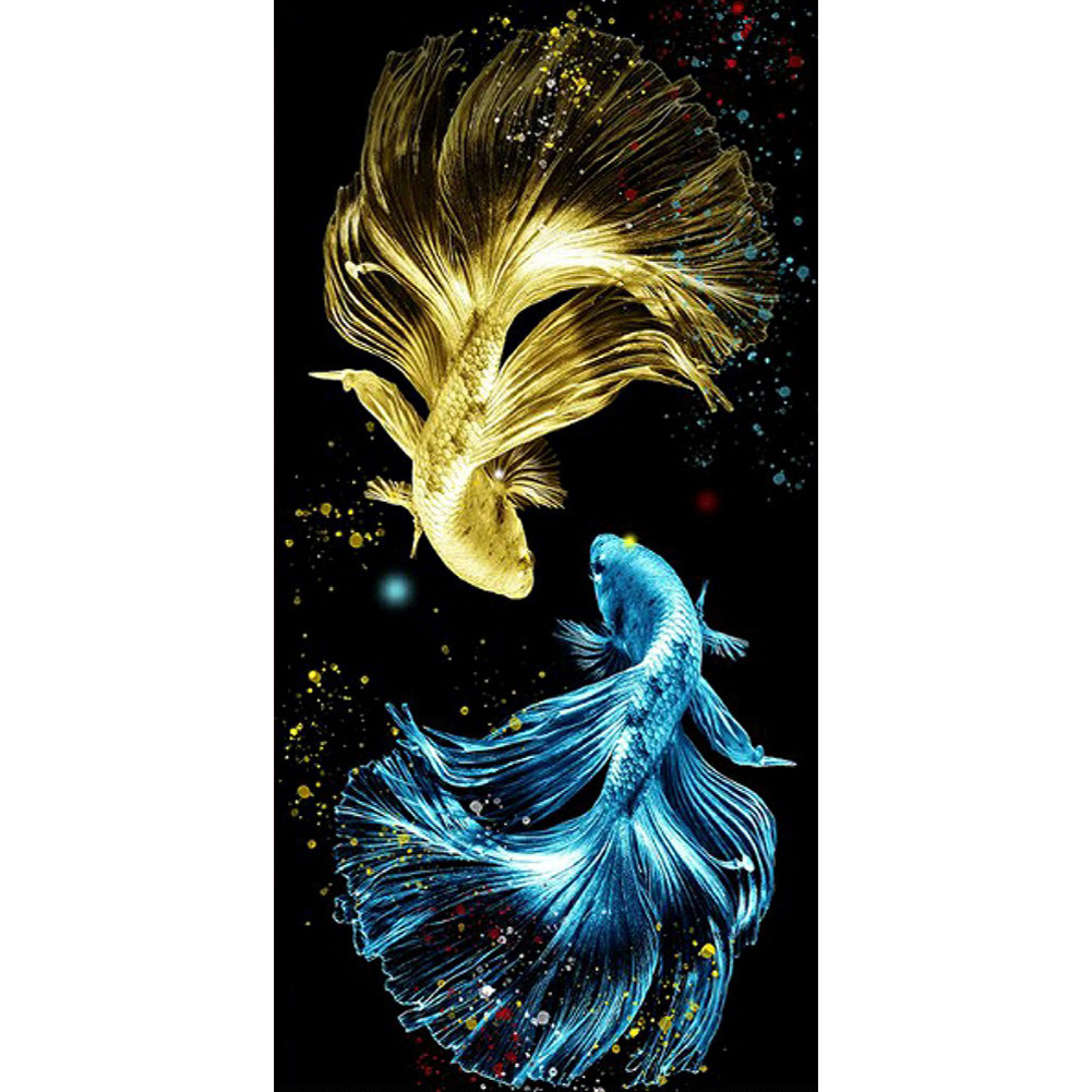 

Koi Fish - Square Drill Diamond Painting - 45*85CM (Big Size), 501 Original