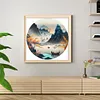 Misty Mountain Bead Embroidery Kit Pre-Printed Bead Cross stitch tapestrymarket