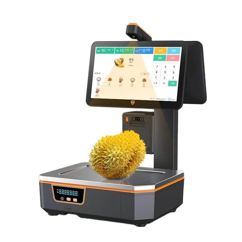 Scals Weighing Price RFID Weighing Scale With Printer Balanzas Digitales Seca RFID Kitchen Scale Balanza Etiquetera