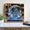 Crystal Crescent Castle - Partial Special Shaped Diamond Painting 30*30cm