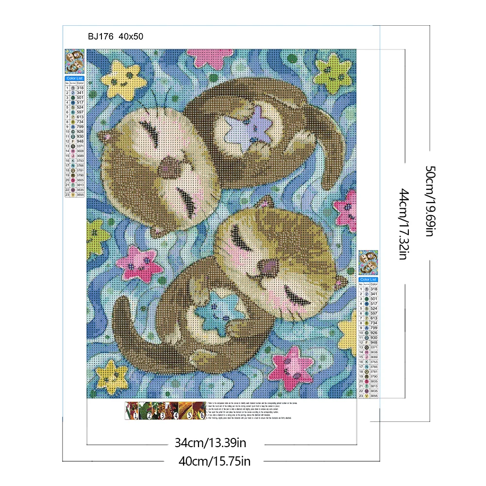 Diamond Painting - Full Round Drill - Sea Sloth(Canvas|40*50cm)