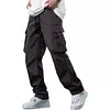 Pantaloni multitasche da lavoro con coulisse da uomo