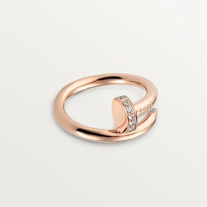 Just a Clou ring, rose gold, diamonds