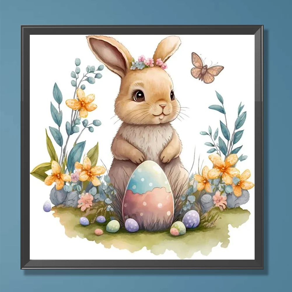 Diamond Painting - Full Round Drill - Rabbit(Canvas|30*30cm)