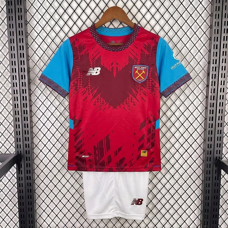 Kids West Ham United 26/27 Home Jersey 1:1 Thai Quality