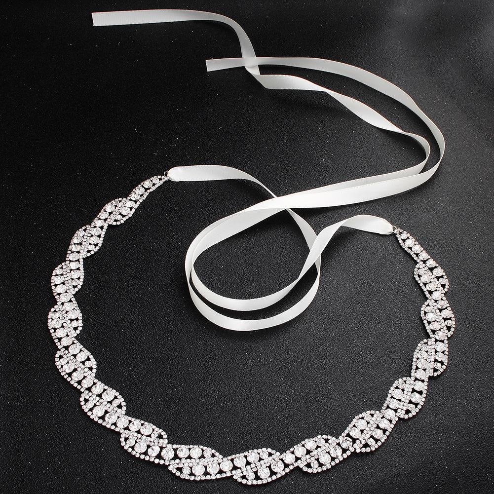 Simple Bridal Jewelry Luxurious Diamond Studded Versatile Belt Waist Chain