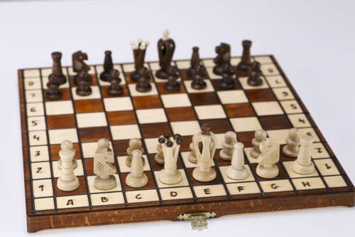 13" Mini Royal Wooden Chess Set