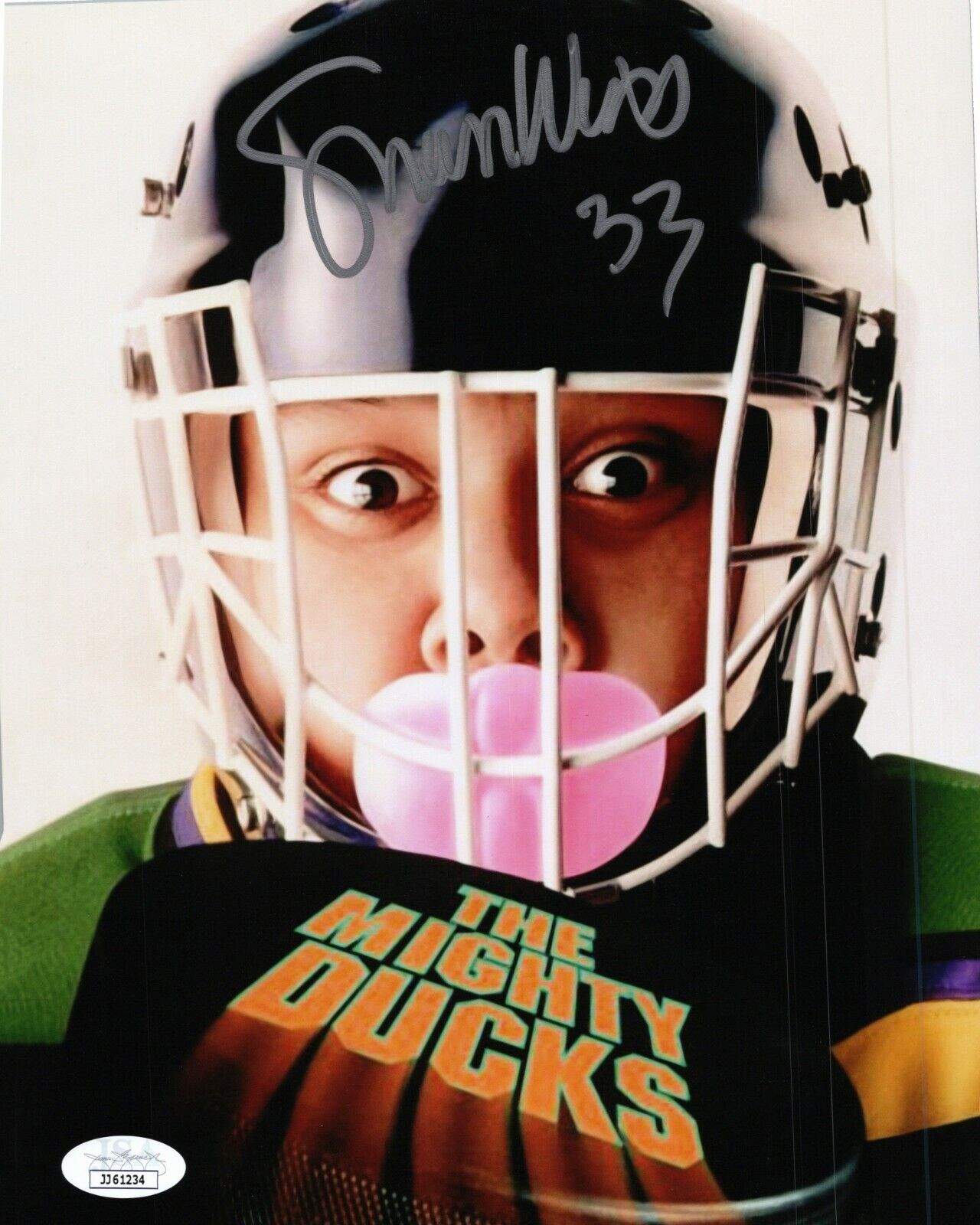 SHAUN WEISS Authentic Hand-Signed ~THE MIGHTY DUCKS GOLDBERG~ 8x10 Photo Poster painting JSA COA